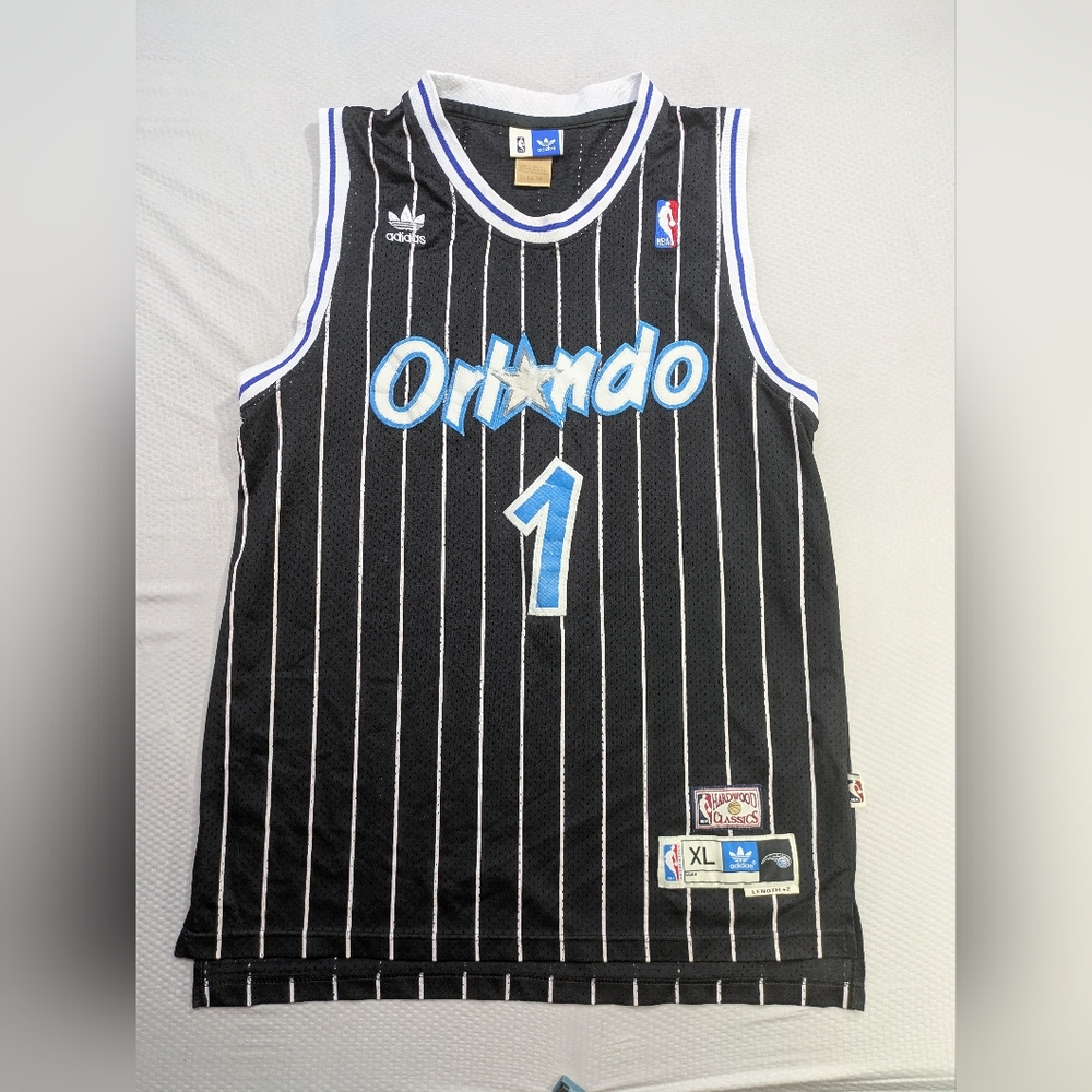 Adidas Hardwood Classics Tracy McGrady T-mac Orlando Magic Jersey Size XL Faded